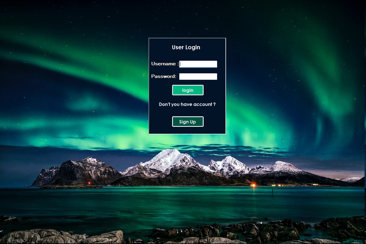 login page 